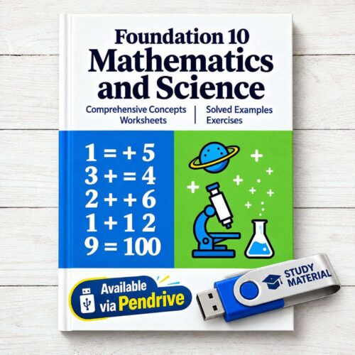 Foundation 10 Study Material via Pendrive Math & Science