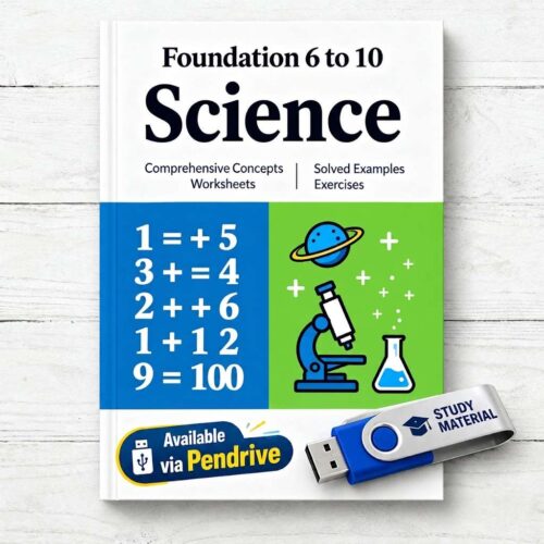 Foundation Science 6 to 10 Study Material via Pendrive