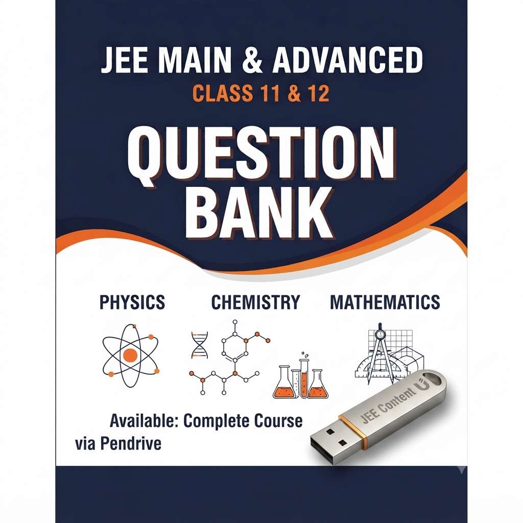 JEE Question Bank for 11th & 12th PCM via Pen Drive