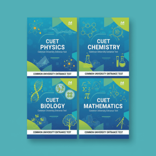 CUET Physics, Chemistry, Biology & Mathematics Book Cover compressed